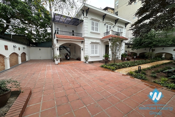Large garden  house for rent in next to Ciputra, Tay Ho